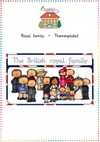 Vorschau - Bildkarten - *FREEBIE* Royal Family – Themenplakat zur britischen Königsfamilie (Stand 09/22) - Deckblatt
