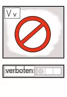 Vorschau - Präsentationen/Tafelbilder - Buchstabe V - Bild- und Wortkarten - Buchstabeneinführung DaZ / Deutsch - Seite 3
