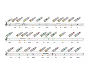Vorschau - Audio-Dateien - Evergreens für Glockenspiele - Happy Birthday - Seite 2