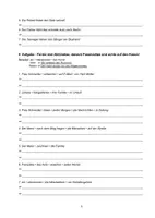 Vorschau - Unterrichtsreihen - DAF/DAZ Grammatik: Übungen Passiv im Präteritum, Daf, Daz, Vorgangspassiv, Deutsch, mit Antworten, Arbeitsblatt, A2, B1, Vergangenheit - Seite 3
