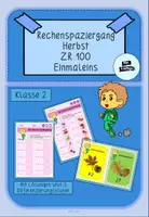 Vorschau - Arbeitsblätter - Rechenspaziergang Herbst ZR100 Einmaleins - Deckblatt