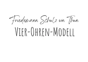 Vorschau - Poster - Tafelbild 4 Ohren Modell Schulz von Thun/ Kommunikation - Seite 1