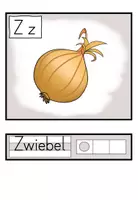Vorschau - Präsentationen/Tafelbilder - Buchstabe Z - Bild- und Wortkarten - Buchstabeneinführung DaZ / Deutsch - Seite 3