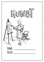 Vorschau - Mal- und Bastelvorlagen - Deckblatt Kunst - Deckblatt