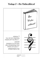 Vorschau - Arbeitsblätter - Lapbooks im Musikunterricht: Vorlage 2 - Der Violinschlüssel - Seite 1