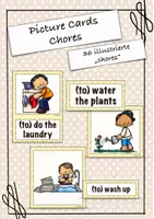 Vorschau - Bildkarten - Picture Cards Chores - Deckblatt