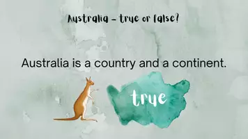 Vorschau - Präsentationen/Tafelbilder - Australia - true or false? Quiz (Präsentationsfolien mit Lösung) - Seite 3