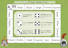 Vorschau - Spiele - Nomenspiel (2.Klasse, Nomen, Wortarten) - Seite 2