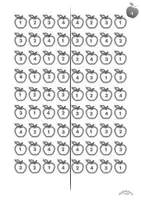 Vorschau - Arbeitsblätter - HAND-HAND-KOORDINATION „Äpfel / Apfel“ - Seite 2