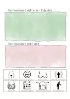 Vorschau - Arbeitsblätter - Sexualkunde - Was verändert sich in der Pubertät - Seite 3