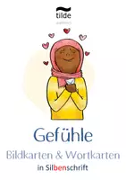 Vorschau - Fördermaterial/Inklusion - Wortschatz DaZ Gefühle - Bildkarten zur Sprachförderung - Gefühlskarten in Silbenschrift, Silbenschreibweise - Bildkarten & Wortkarten - Bild- und Wortkarten - Deckblatt