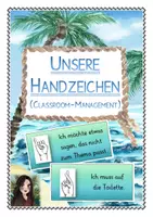 Vorschau - Merkblätter - Unsere Handzeichen (Erleichterung des Classroom-Management) - Deckblatt