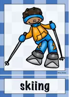 Vorschau - Bildkarten - Picture Cards - Winter Sports - Seite 2