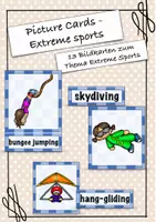Vorschau - Bildkarten - Picture Cards - Extreme Sports - Deckblatt