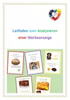 Vorschau - Arbeitsblätter - Wir analysieren eine Werbeanzeige - Deckblatt