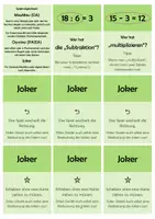 Vorschau - Stationenlernen - Ich-hab-Wer-hat Wortschatzarbeit-Grundrechenarten - Seite 2