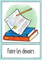 Vorschau - Spiele - La Routine Quotidienne et des Activités - Flashkarten Set - Seite 3
