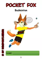 Vorschau - Merkblätter - Pocket Fox - Badminton - Deckblatt