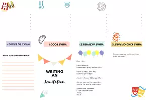 Vorschau - Arbeitsblätter - Invitation Buddybook - Deckblatt