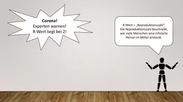 Vorschau - Präsentationen/Tafelbilder - Einführung Exponentielles Wachstum - Corona - Präsentation - Seite 3