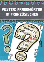 Vorschau - Poster - Poster: Fragezeichen mit Fragewörtern (Französisch) - Deckblatt