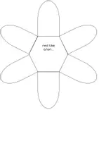 Vorschau - Mal- und Bastelvorlagen - Blue like my Shoe Lapbook Vorlagen für den Englischunterricht in der Grundschule - Seite 3