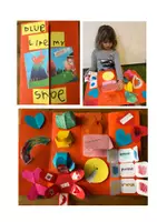 Vorschau - Mal- und Bastelvorlagen - Blue like my Shoe Lapbook Vorlagen für den Englischunterricht in der Grundschule - Seite 2