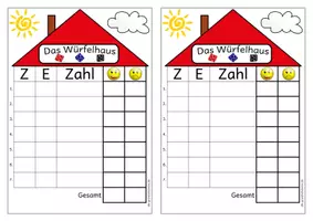 Vorschau - Spiele - Das Würfelhaus (aka "Die niedrige / hohe Hausnummer") - Deckblatt