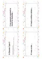 Vorschau - Spiele - If-Clauses Type 2 / Conditional 2 Stop'n'Swap Cards oder Präsentation - Deckblatt