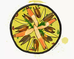 Vorschau - Spiele - Paella für Vokabelfußball (Spanisch Vokabeln abfragen / Wortschatz) - Seite 1
