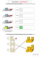 Vorschau - Arbeitsblätter - Der Würfel - Seite 3
