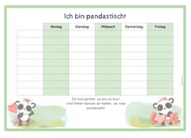 Vorschau - Poster - Stundenplan Panda - Seite 2