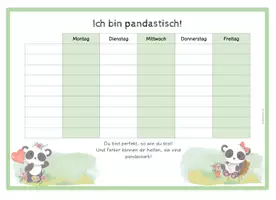 Vorschau - Poster - Stundenplan Panda - Seite 3