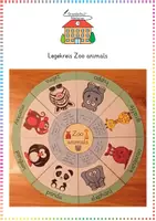 Vorschau - Anderer Materialtyp - Legekreis Zoo animals - Deckblatt