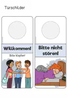 Vorschau - Mal- und Bastelvorlagen - Türschilder | Klassenfahrt oder Kinderzimmer - Seite 2