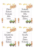 Vorschau - Bildkarten - Safari Spiel - Seite 3