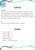 Aperçu - Jeux - Table de multiplication: dominos (automne) - Page 1