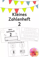 Vorschau - Arbeitsblätter - Zahlenheft 2, Ziffernschreibkurs, Förderung, Anfangsunterricht - Seite 1