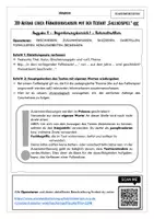 Vorschau - Merkblätter - Die Fallanalyse in einer Pädagogikklausur - typischer Aufbau - Deckblatt