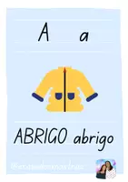 Vista previa - Tarjetas / Manipulativos - Abecedario ropa - página 1
