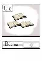 Vorschau - Präsentationen/Tafelbilder - Umlaut / Buchstabe Ü - Bild- und Wortkarten - Buchstabeneinführung DaZ / Deutsch - Seite 2