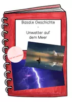Vorschau - Stundenentwürfe - Basale Geschichte | Unwetter auf dem Meer - Deckblatt