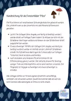 Vorschau - Mal- und Bastelvorlagen - Fensterbilder Pilze - Bastelanleitungen und Vorlagen - Seite 1
