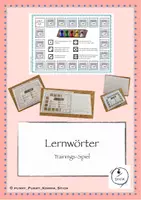 Vorschau - Spiele - Lernwörter - Trainingsspiel (variabel) - Deckblatt
