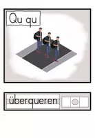 Vorschau - Präsentationen/Tafelbilder - Buchstabe Q - Bild- und Wortkarten - Buchstabeneinführung DaZ / Deutsch - Seite 3