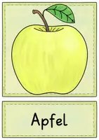 Vorschau - Poster - Der Apfel | Teile des Apfels | Bildkarten - Seite 3