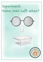 Vorschau - Experimente - Luft: einfaches Experiment zur Sichtbarkeit - Deckblatt