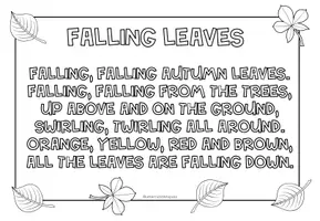 Vorschau - Arbeitsblätter - AUTUMN - Poem (Gedicht für den Englischunterricht) - Seite 2