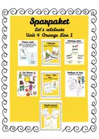Vorschau - Unterrichtsreihen - Sparpaket Let's celebrate unit 4 Orange Line 1 - Deckblatt