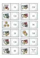 Vorschau - Stationenlernen - Euro Domino - Rechnen mit Geld - Spiel - Seite 1